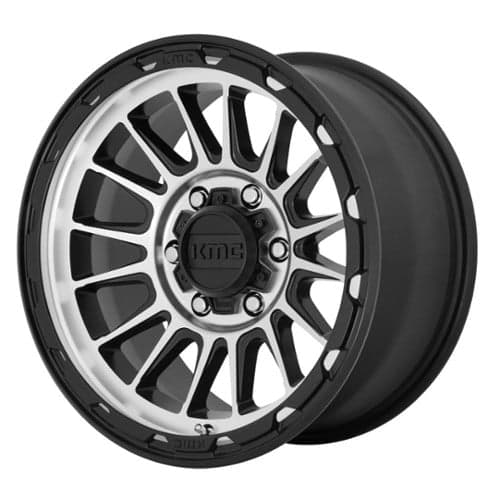 KMC KM542 Impact 16x8 5x150 0 ET 110.5 CB Satin Black/Machined (KM54268058500)