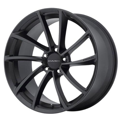 KMC KM691 Spin 19x9.5 5x112 40 ET 72.56 CB Satin Black (KM69199556740)