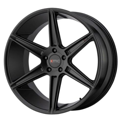 KMC KM711 Prism 20x10.5 5x112 35 ET 66.6 CB Satin Black (KM71120557735)