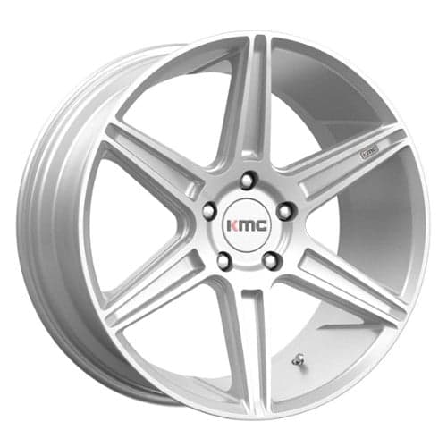 KMC KM712 Prism 22x9.5 5x120 30 ET 74.1 CB Brushed Silver (KM71222952430)