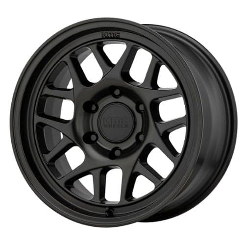 KMC KM717 OL 17x7 5x139.7 10 ET 108.3 CB Satin Black (KM71777055710)