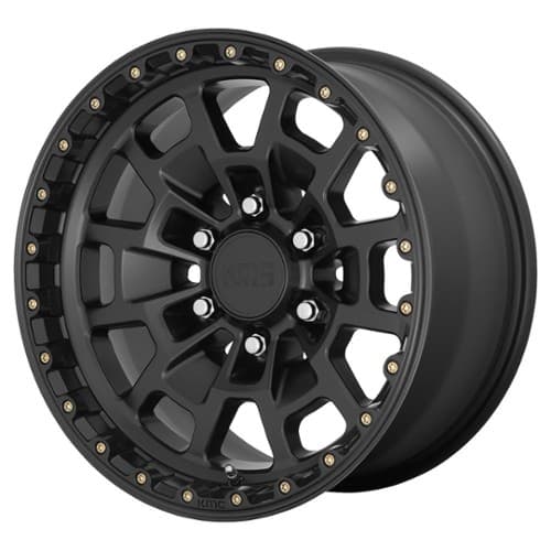 KMC KM718 Summit 16x8 6x120 0 ET 66.9 CB Satin Black (KM71868077700)