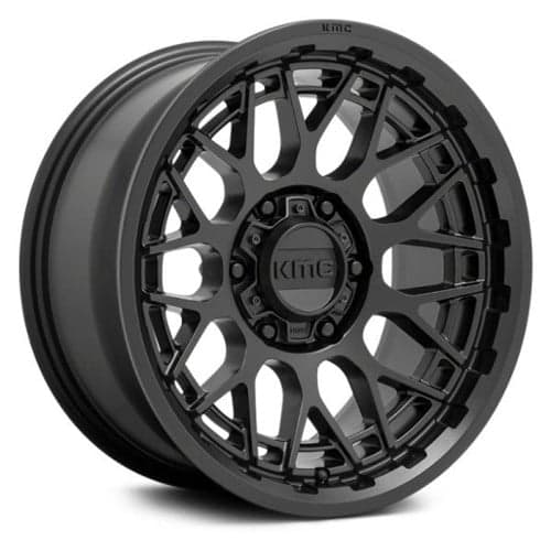 KMC KM722 Technic 17x8.5 6x120 18 ET 66.9 CB Satin Black (KM72278577718)