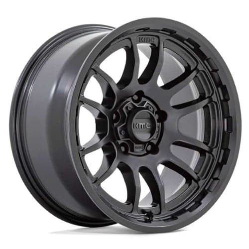 KMC KM727 Wrath 17x8.5 5x127 -10 ET 71.5 CB Satin Black (KM727MX17855010N)