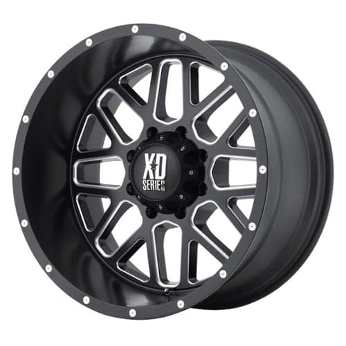 XD Series XD820 Grenade 22x12 6x139.7 -44 ET 106.3 CB Satin Black Milled (XD82022268944N)