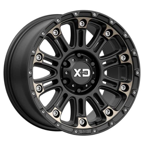 XD Series XD829 Hoss II 17x9 5x139.7 -12 ET 78 CB Satin Black Machined With Dark Tint (XD82979085912N)