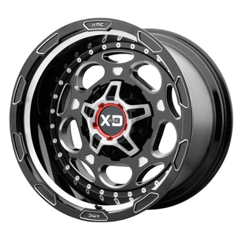 XD Series XD837 Demodog 20x10 8x165.1 -18 ET 125.5 CB Gloss Black Milled (XD83721080318N)