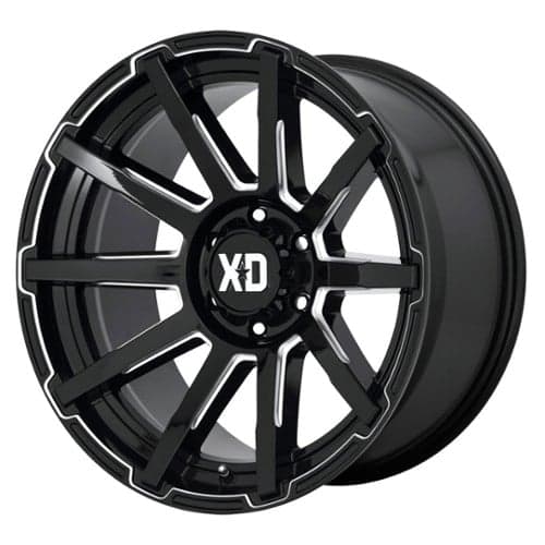 XD Series XD847 Outbreak 16x8 5x114.3 10 ET 72.56 CB Gloss Black Milled (XD84768012310)