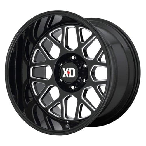 XD Series XD849 Grenade 2 20x9 6x135 18 ET 87.1 CB Gloss Black / Milled (XD84929063318)