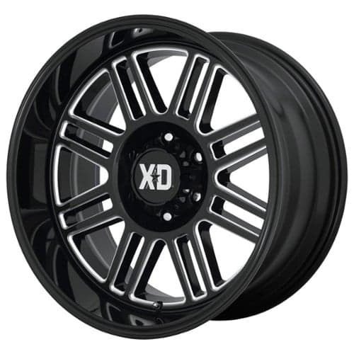 XD Series XD850 Cage 20x10 5x127 -18 ET 71.5 CB Gloss Black Milled (XD85021050318N)