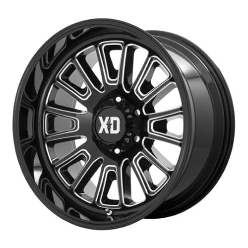 XD Series XD864 Rover 24x12 6x139.7 -44 ET 106.1 CB Gloss Black Milled (XD86424268344N)