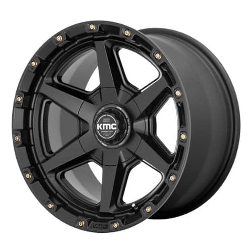 KMC KM101 Tempo 17x9 6x120/6x139.7 18 ET 78.1 CB Satin Black (KM10179078718)