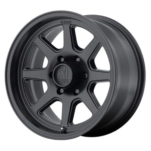 KMC KM301 Turbine 15x8 6x139.7 -19 ET 108 CB Satin Black (KM30158060719N)