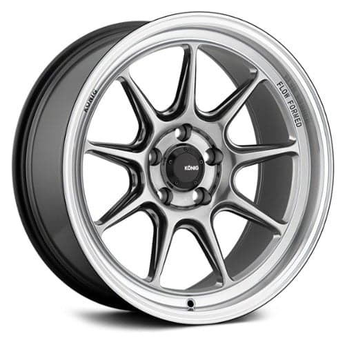 Konig Countergram 15x7.5 4x100 35 ET 73.1 CB Hyper Chrome / Machined Lip (CT7510035C)