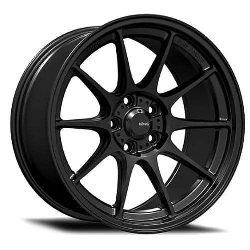 Konig Dekagram 15x9 4x100 35 ET 73.1 CB Semi-Matte Black (DK95100355)