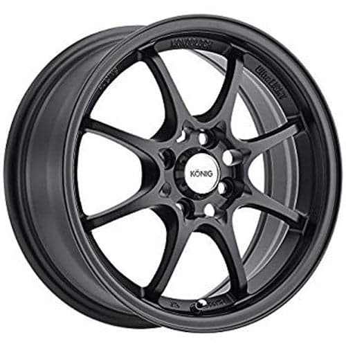 Konig Helium 15x6.5 4x100 40 ET 73.1 CB Matte Black (HE65D04405)