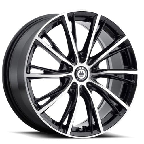 Konig Impression 16x7.5 5x105 40 ET 73.1 CB Gloss Black w/Machined Face (IP76505405)