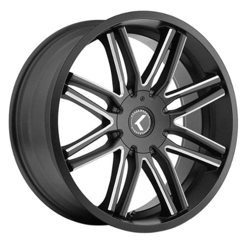 Kraze KR141 Cray 18x8 5x112/5x114.3 40 ET 73 CB Gloss Black Milled (KR141-8807M40)