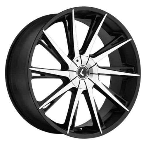 Kraze KR144 Swagg 26x10 5x115/5x120 18 ET 74.1 CB Black Machined (KR144-26118BM18)