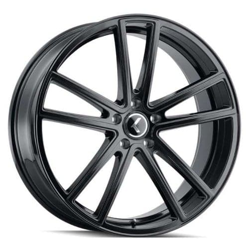 Kraze KR190 Lusso 17x8 5x108 38 ET 63.5 CB Black Machined (KR190-7831BM38)