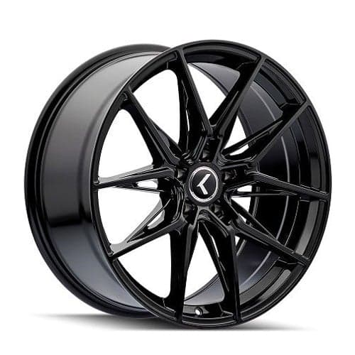 Kraze KR196 Evolve 20x9 5x112 35 ET 66.6 CB Gloss Black (KR196-2945GB35)