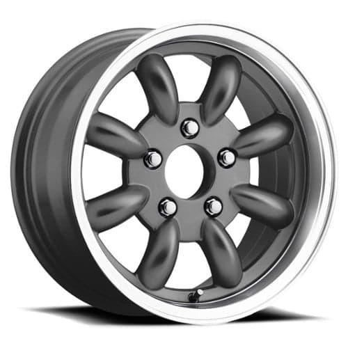 Legendary Wheels LW80 15x7 5x114.3 7 ET 78 CB Charcoal / Machined (LW80-50754B)