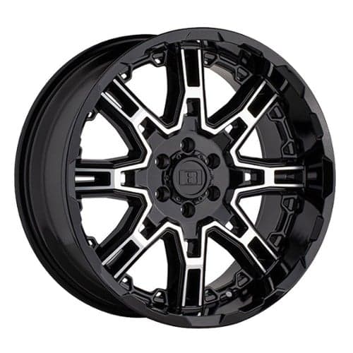 Level 8 Slingshot Gloss Black W/Machined Face (1685LST-06135B87)