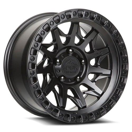 Lock Off-Road Lunatic 18x9 6x139.7 -12 ET 106.2 CB Matte Black (LUNATIC8969MB)