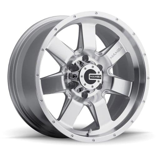 Mamba M14 17x9 6x139.7 -12 ET 106.1 CB Machined Face Silver (M147983N12S)