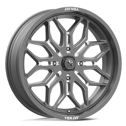 MSA Offroad M47 Sniper 18x7 4x137 10 ET 96 CB Gunmetal Milled (MA047AX18704810)