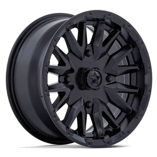 MSA Offroad M49 Creed 14x7 4x110 -47 ET 86 CB Matte Black (MA049MX14704047N)