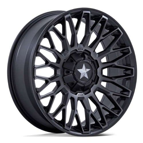 MSA Offroad M50 Clubber 14x7 4x137/4x156 10 ET 110.1 CB Matte Black DDT (MA050MT14704A10)