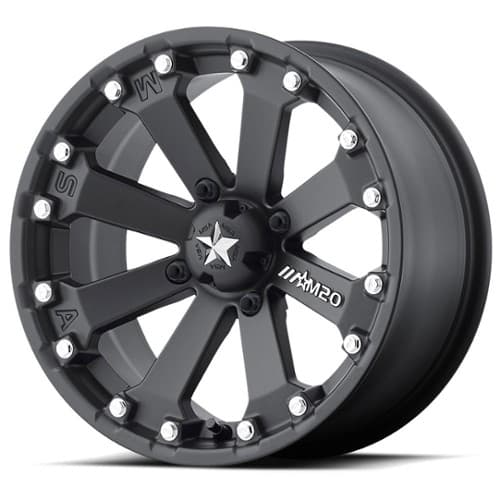 MSA Offroad M20 Kore 14x7 4x115 0 ET 86 CB Satin Black (M20-04715)