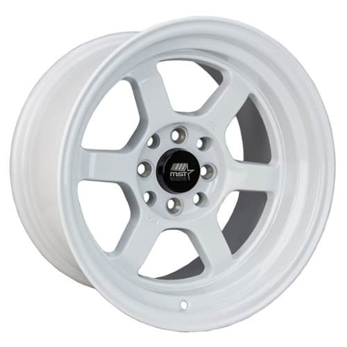 MST Time Attack 15x8 4x100/4x114.3 0 ET 73.1 CB Glossy White (01T-5816-0-WHT)