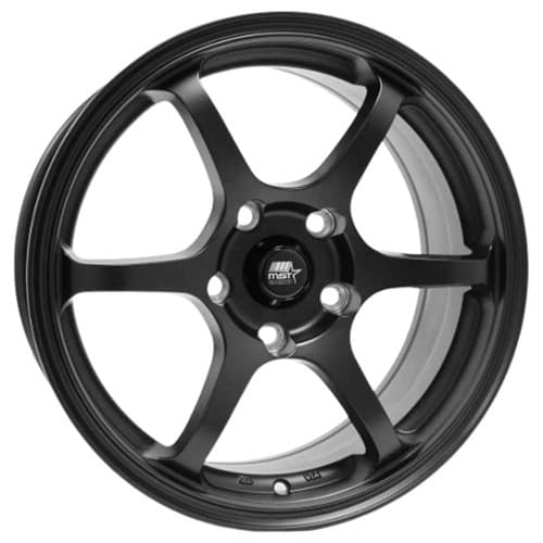 MST MT40 15x6.5 4x100 38 ET 73.1 CB Matte Black (40-56549-38-MBK)