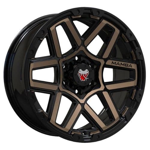 Mamba M23 17x9 5x139.7 12 ET 108.1 CB Matte Black/Bronze Face (M237985128)