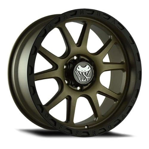 Mamba M27 17x9 5x127 -12 ET 78.1 CB Matte Bronze / Black Lip (M277973N128)