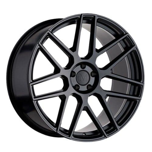 Mandrus Miglia 20x10 5x112 45 ET 66.6 CB Semi Gloss Black (2010MGL455112B66)