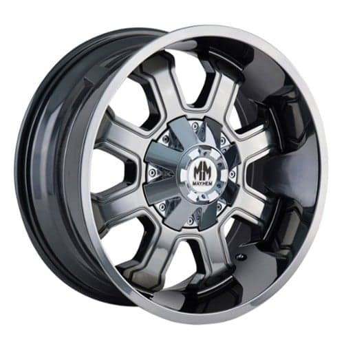 Mayhem 8103 Fierce 22x12 8x165.1/8x170 -44 ET 130.8 CB Chrome (8103-22276C)