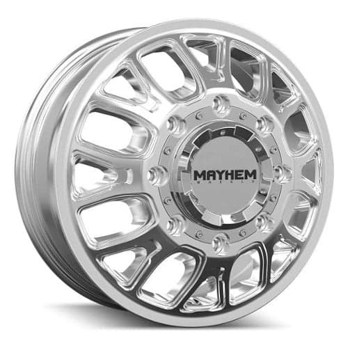 Mayhem 8107 Cogent Dually Front 17x6.5 8x210 125 ET 125.1 CB Polished (8107D-7679FP)