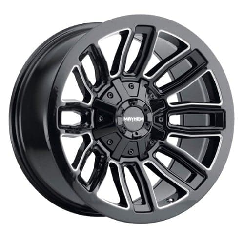 Mayhem 8108 Decoy 20x10 8x180 -19 ET 124.1 CB Gloss Black / Milled Spokes (8108-2178BM)