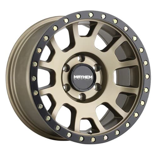 Mayhem 8302 Scout 18x9 5x127 0 ET 78.1 CB Matte Gold w/Black Beadlock (8302-8973MGD)