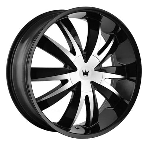 Mazzi Edge 337 22x8.5 5x112/5x120 35 ET 72.56 CB Gloss Black/Machined Face (337-22809B)