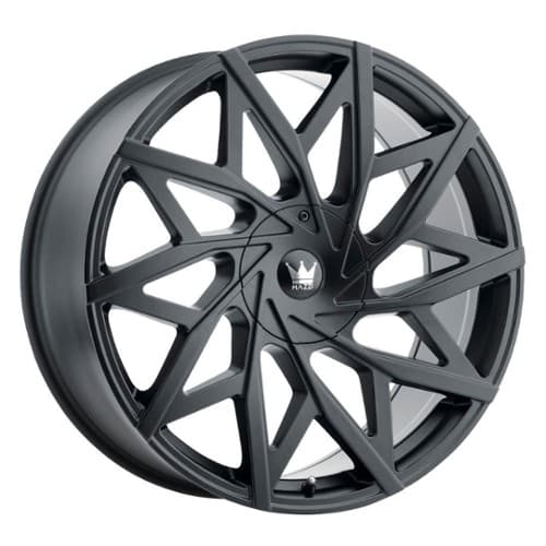 Mazzi 372 Big Easy 20x8.5 5x108/5x114.3 35 ET 72.56 CB Matte Black (372-2814MB)