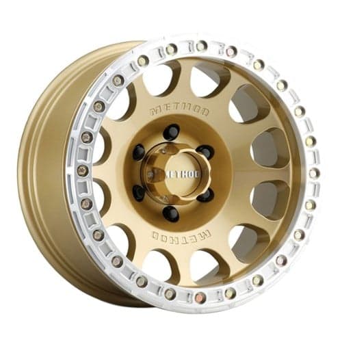 Method 105 V3 Beadlock 17x9 5x127 -38 ET 71.5 CB Gold (MR10579050138B)