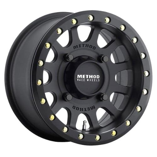 Method 401 UTV Beadlock Series 12x7 4x115 38 ET 85.5 CB Matte Black (MR40127045552B)