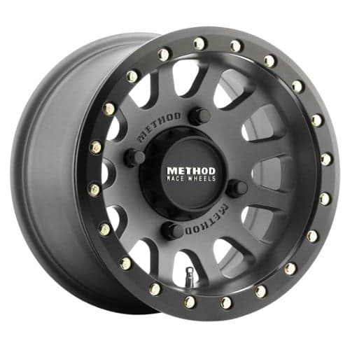 Method 401 UTV Beadlock Series 14x8 4x156 0 ET 132 CB Titanium (MR40148046844B)