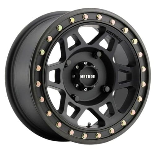 Method 405 UTV Beadlock 14x7 4x136 13 ET 106 CB Matte Black (MR40547047543B)