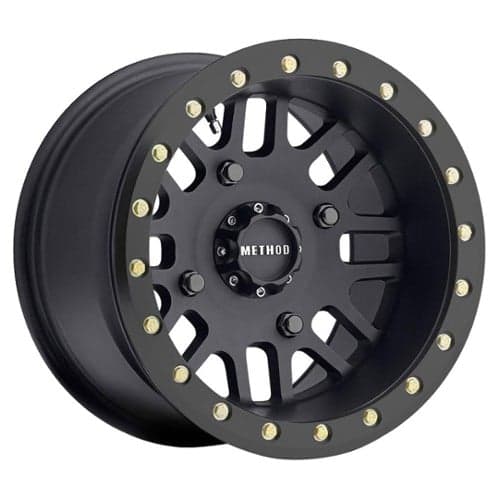 Method 406 UTV Beadlock 12x8 4x136 0 ET 106 CB Matte Black (MR40628047544B)