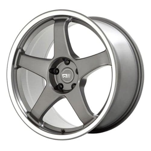 Motegi MR151 CS5 19x8.5 5x100 30 ET 56.1 CB Gunmetal with Machined Lip (MR15198551530)